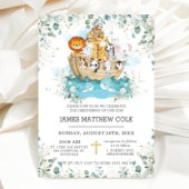 Noah's Ark Greenery Birthday Baptism Kaarten & Gif Poster
