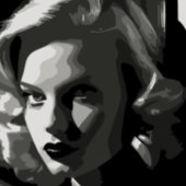 Noir Femme Fatale Douchegordijn