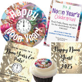 Elegante Noon Year's Eve Party uitnodiging