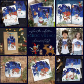 Ring in the New Year with the Magic of the North  Feestdagen Kaart