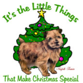 Norfolk Terrier-kerstcadeaus Schort