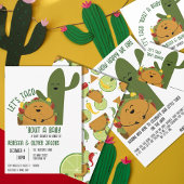 Mexicaanse fiesta taco koppels baby shower dank u bedankkaart