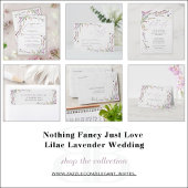 Niets Fancy gewoon Liefde Floral Weddenschap detai Informatiekaartje