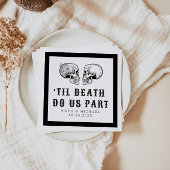 NOVA Til Death Gothic Skull Trouwprogramma Kaart