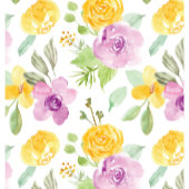 Waterverf Bloemen 3e verjaardagsfeest Save The Date