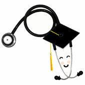 Funny Nurse Afstuderen Kaart