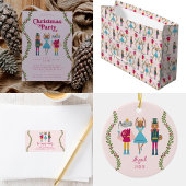 Kerst Notenkraker Huisdieren Ronde Sticker