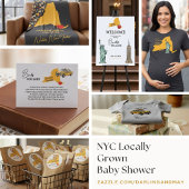Toekomstige Ingezetene New Yorkse Big Apple Baby Romper
