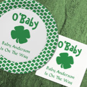 O'Baby St Patrick's Day Baby shower Folie Uitnodiging