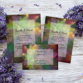 Herfst Eikenblad Hydrangea Borrel na de Bruiloft Kaart