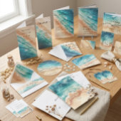 Ocean Beach Zomer Party Dank u Mini Informatiekaartje