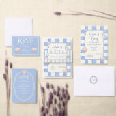 sea love Invitation Kaart (Personaliseer de collectie van deze zelfstandige maker.)