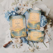 Ocean View Cruise Wedding Save The Date