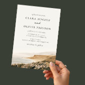 Strand Roos Kustlijn Cape Cod Zeehuwelijk Save The Date