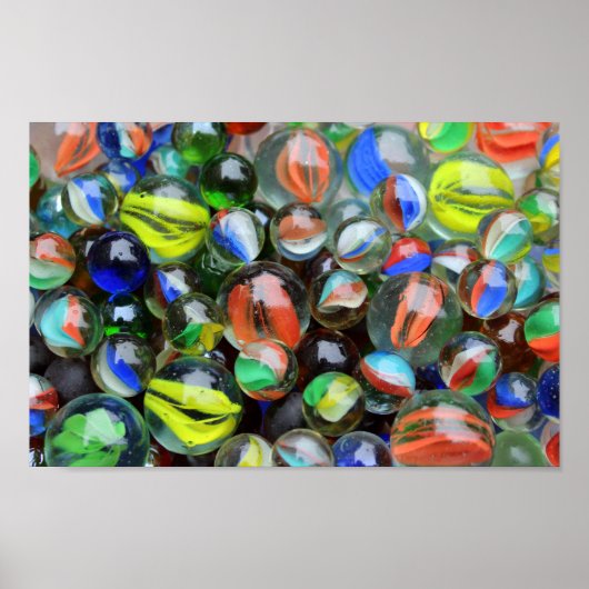 Collection of Glass Marbles Poster (Voorkant)