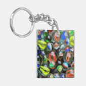 Collection of Glass Marbles Sleutelhanger (Voorkant Links)