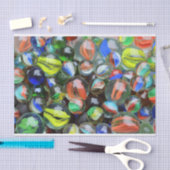 Collection of Glass Marbles Tissuepapier (Craft)