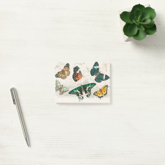 Collection of Various Butterflies Post-it® Notes (Kantoor)