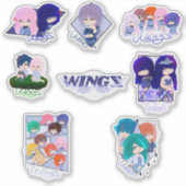 Collection Of Wingz Stickers - Sheet 3 (Voorkant)