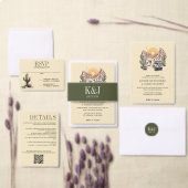 Offroad Canyon Couple Wedding Menu (Personaliseer de collectie van deze zelfstandige maker.)