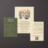 Offroad Canyon Couple QR-code en details Informatiekaartje (Personaliseer de collectie van deze zelfstandige maker.)