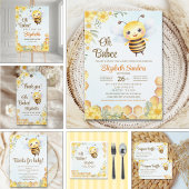 Oh Babee, Baby shower with Wild bee Poster