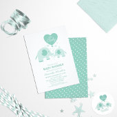 Eenvoudig wit en groen Mint Polka Dot Patroon Papieren Bordje