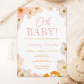 Waterverf floral baby shower Welcome Sign. Poster