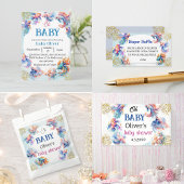 Oh baby onder het zee Vissen baby shower Papieren Bordje