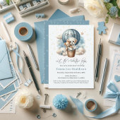 Adventure Puppy Beer Ballon Baby shower Welkom Spandoek