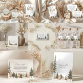 Oh boy let the adventure begin baby shower informatiekaartje