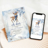 Oh Deer Winter Boy Baby shower servetten