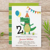 Oh Snap Schattige Alligator in Swamp Kids Verjaard Servet