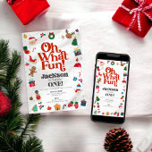 Oh Wat een leuke winter kerst Kaarten en cadeaubor Poster