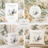 Oh What Fun Sleigh Ride Photo Christmas Feestdagenkaart