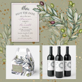 Olijfbijtak Wedding Seating Chart 36"x24" Poster