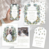 Groene Olijftakken Toscaanse Cirkel Tafelnummer