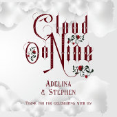 Op Cloud Nine Pastel Vrijgezellenfeest Welkomstbor Wandkleed