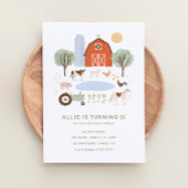 Gebordje voor 'Birthday Party'-tractorservices boe Poster