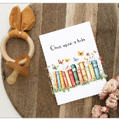 Fairy Tale Twin zwangerschapsaankondiging Kaart