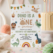 ONE-a-saurus Dino 1e verjaardag Tijdcapsulekaart Kaart