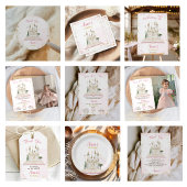 One-ce Upon A Time Princess 2nd Birthday Party Kaart