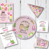 Little Girl One Happy Camper eerste verjaardagsfee Tissuepapier