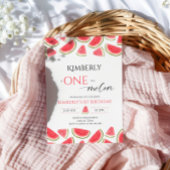 Watermeloen Verjaardag, Een in een meloen Dank u K Kaart