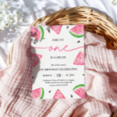 One In A Melon Verjaardag Watermeloen Dank u kaart