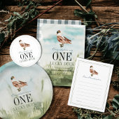 One Lucky Duck Waterverf Boy 1e Verjaardag Kaart