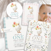 Een domme gans Jongen Blauw 1e verjaardag