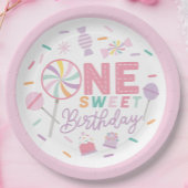 One Sweet First Birthday favor bag Sticker 
