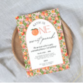 Een Sweet Peach eerste verjaardagsfeestje Kaart