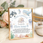 Onder de Zee Walvis Favoriet Labels Cadeaulabel